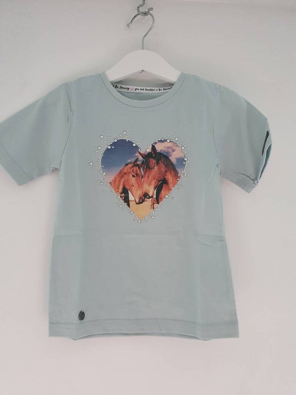 Paard t-shirt hart