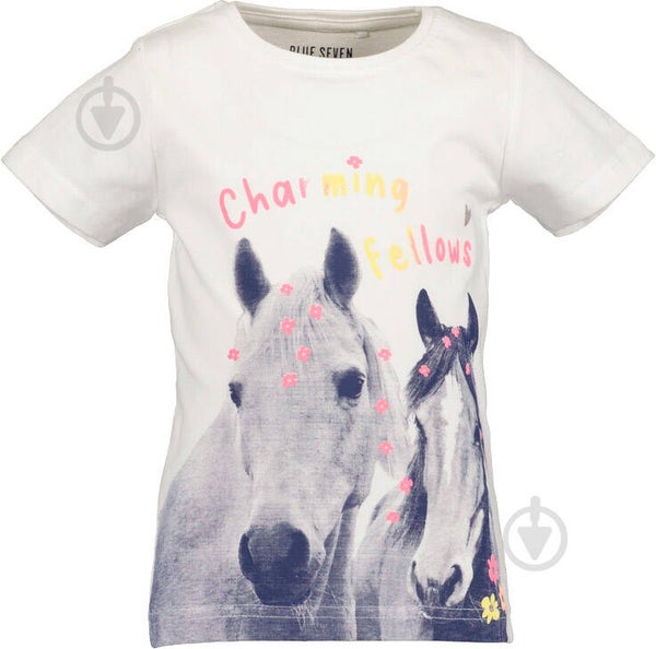 Paarden shirt wit