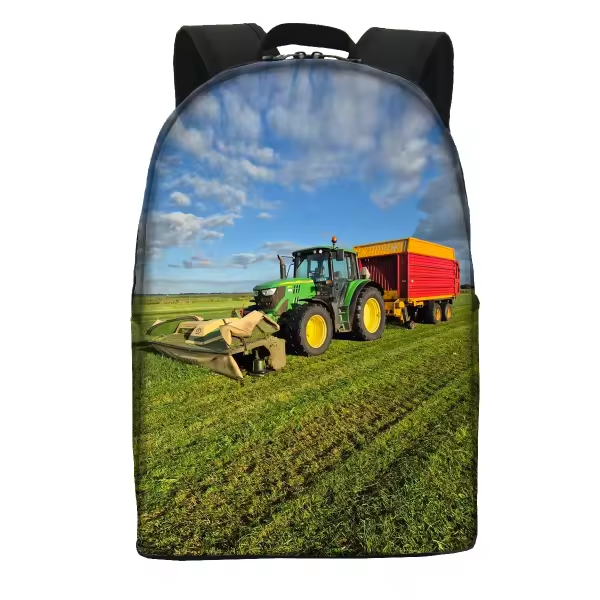 Rugzak John deere met kar medium