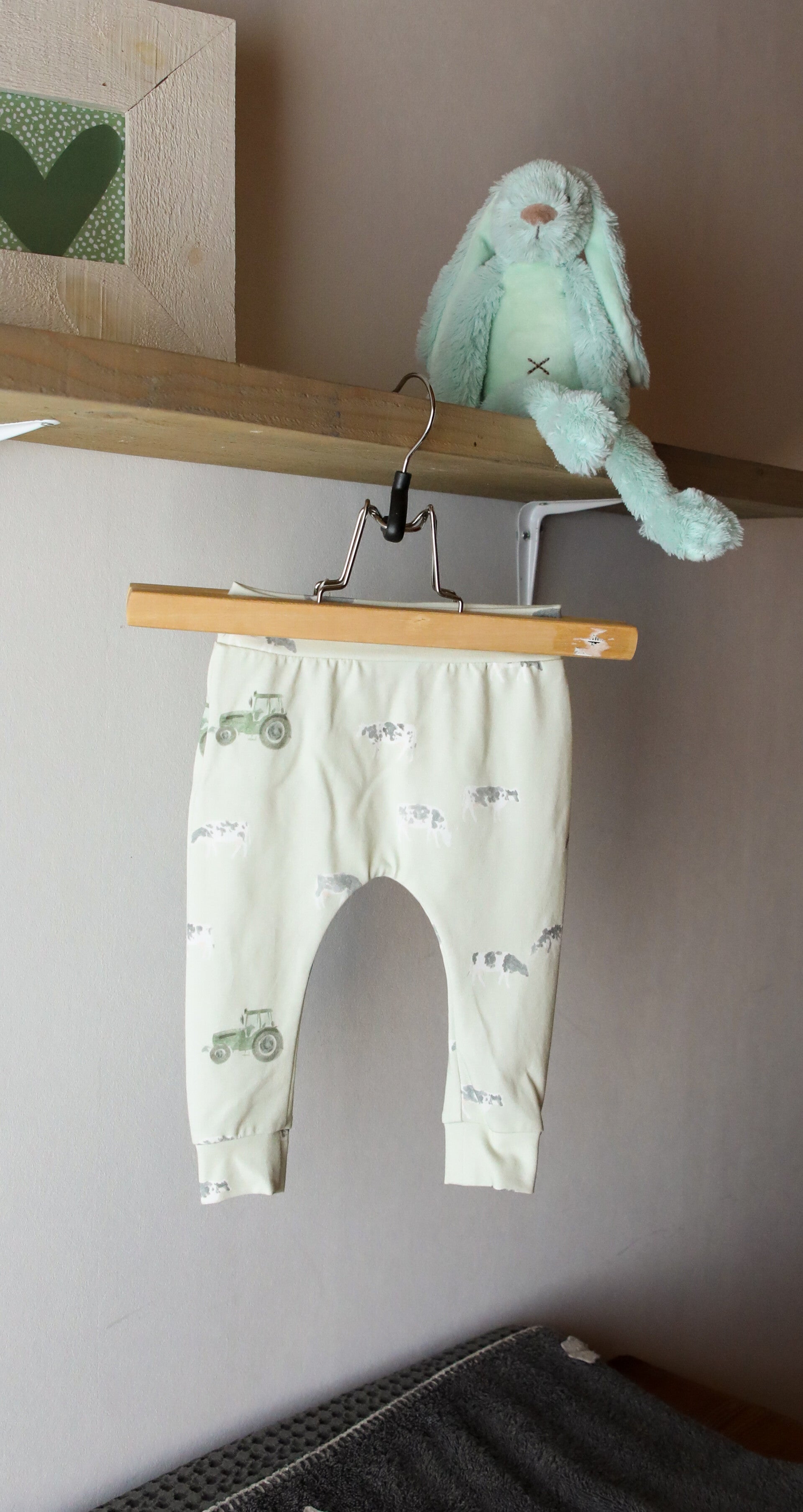 New Born baby broekje Tractor/Koe