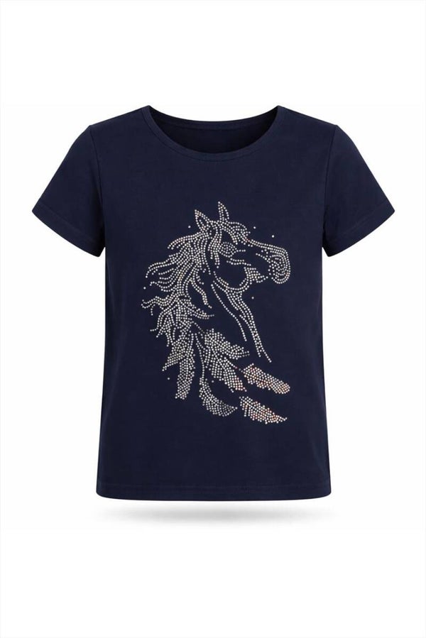 Paard T-shirt Glitter
