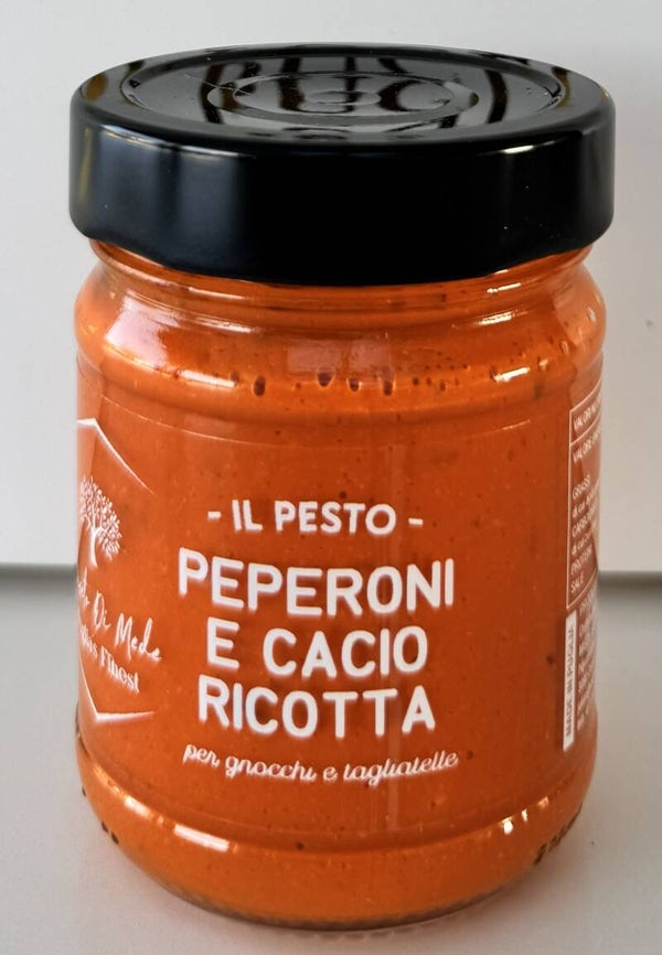 PESTO PEPERONI E CACIORICOTTA - 190g