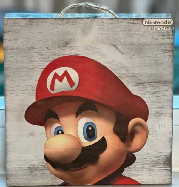 Mario inspired Wooden Wall Decor