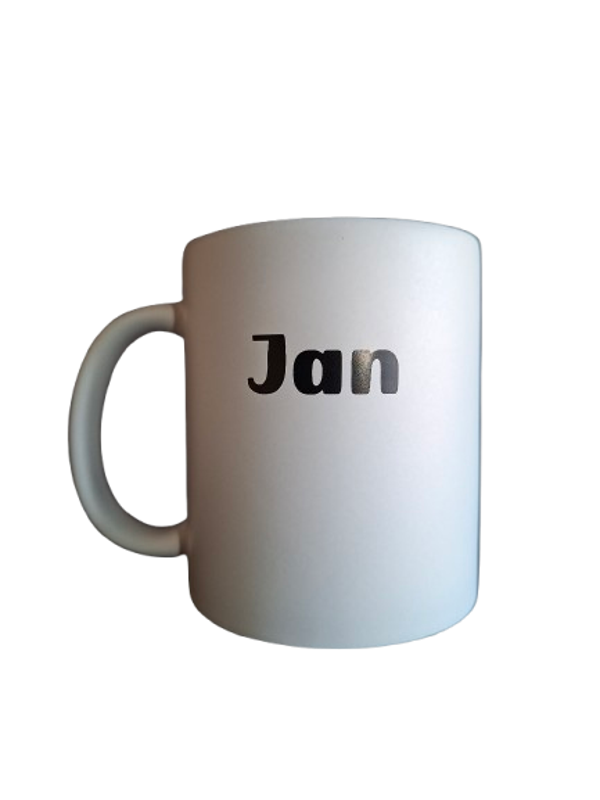 Mok met naam
