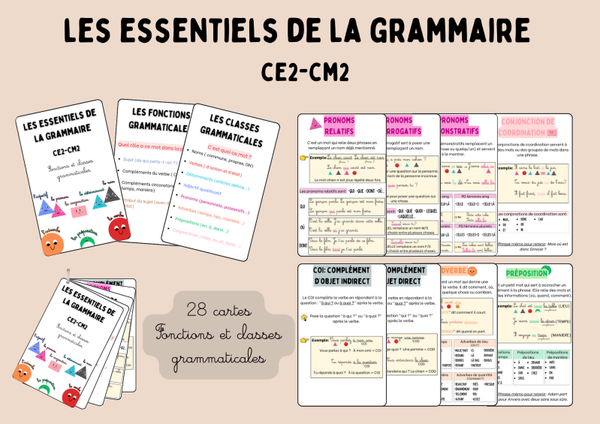 Les essentiels de la grammaire CE2-CM2