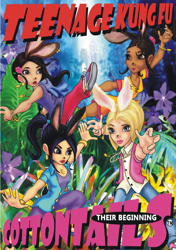 Teenage Kung Fu Cottontails (Coloring)