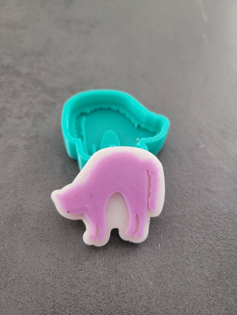 Moule chat halloween imparfait