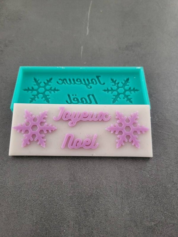 Moule tablette joyeux noel