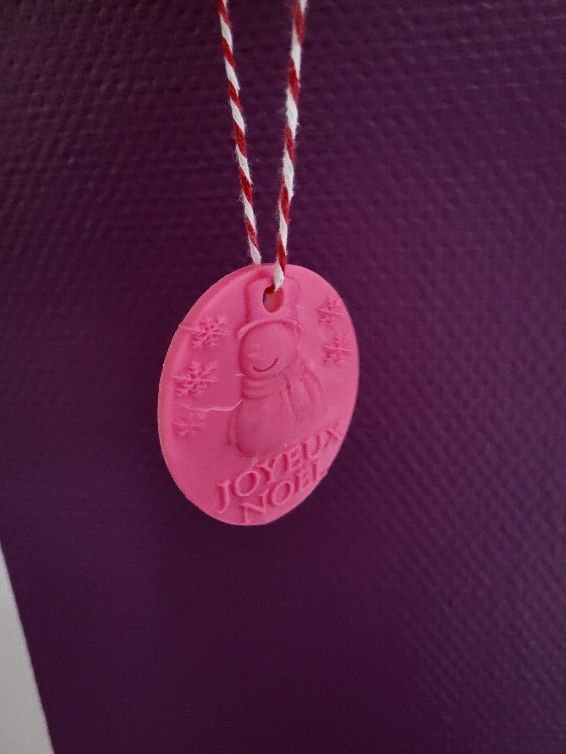 Moule suspension bonhomme de neige