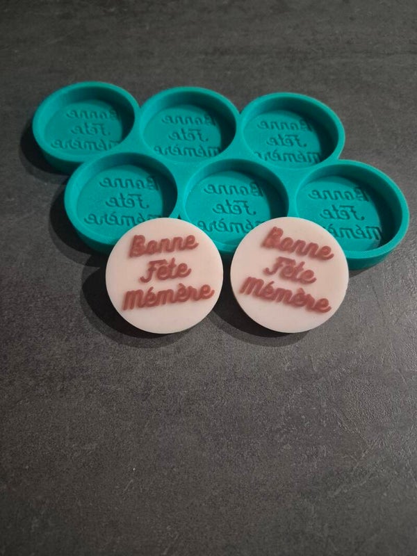 Moule plaque bonne fête mémère