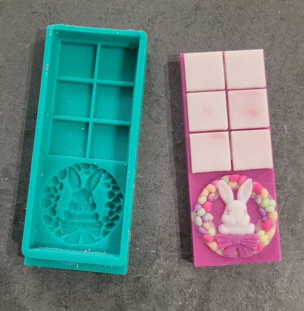 Moule tablette Pâques lapin