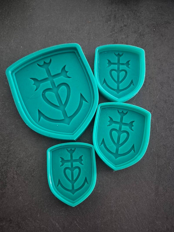 lot de 4 moules camargue