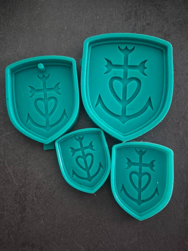 lot de 4 moules camargue