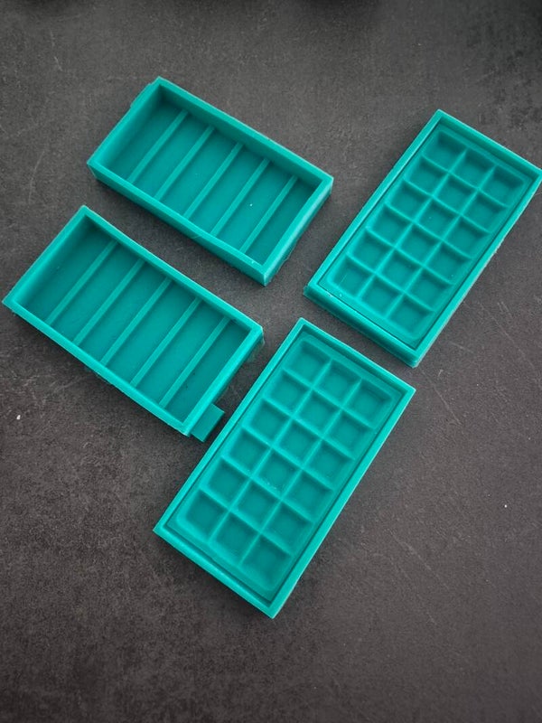 lot de 4 moules tablette choco