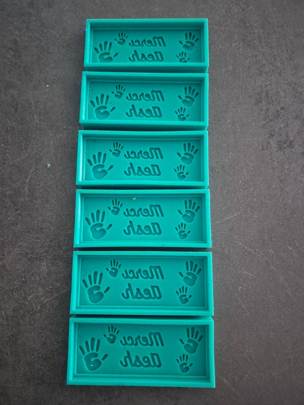 lot de 6 moules tablette aesh