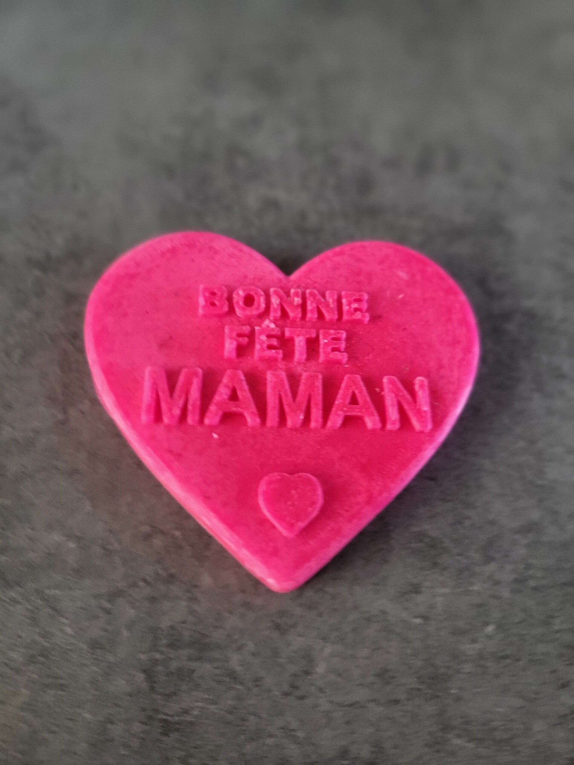 Moule coeur bonne fete maman
