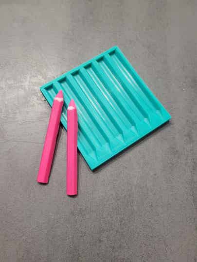Moule plaque de crayon