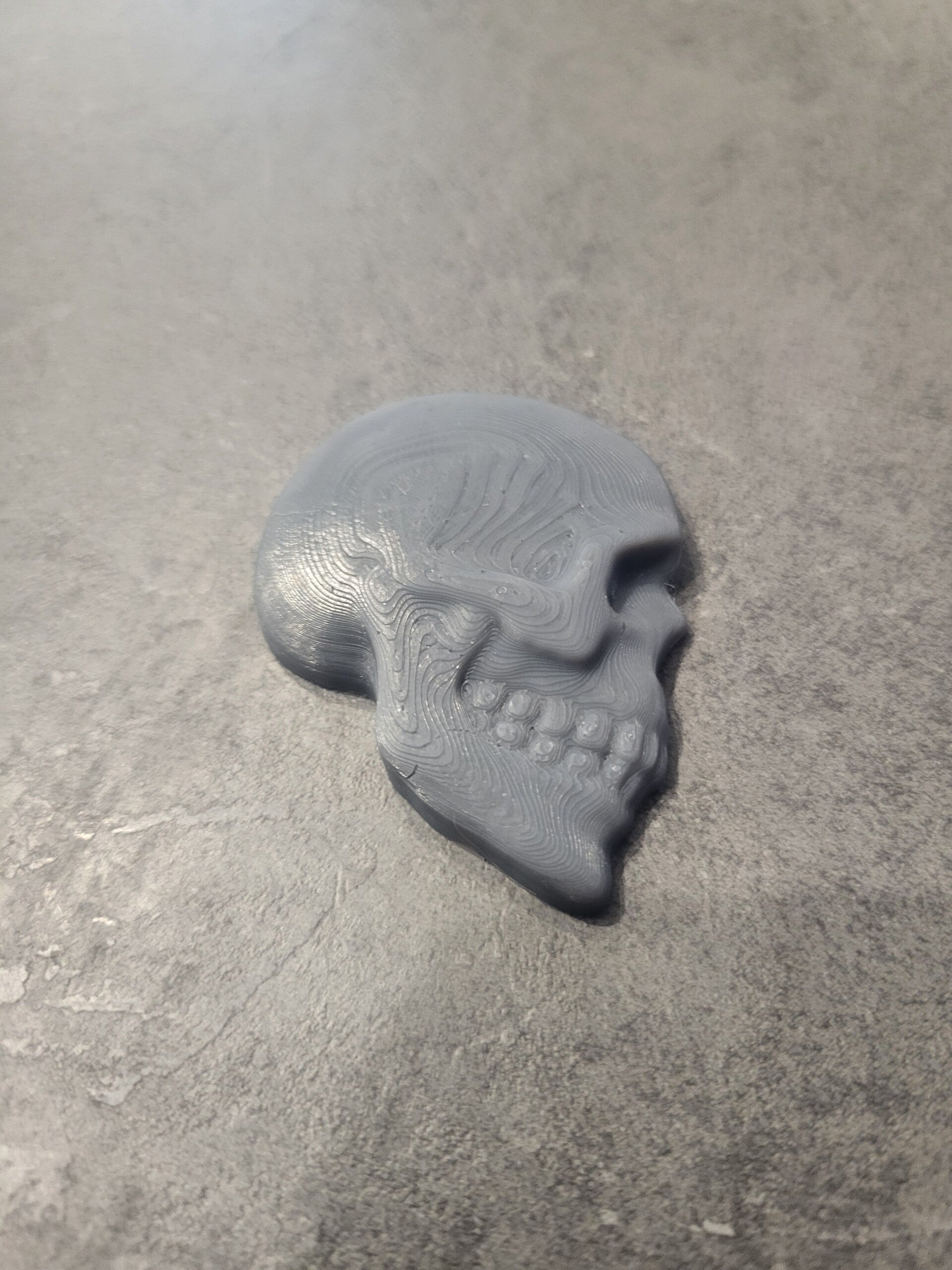 Moule tete de mort halloween