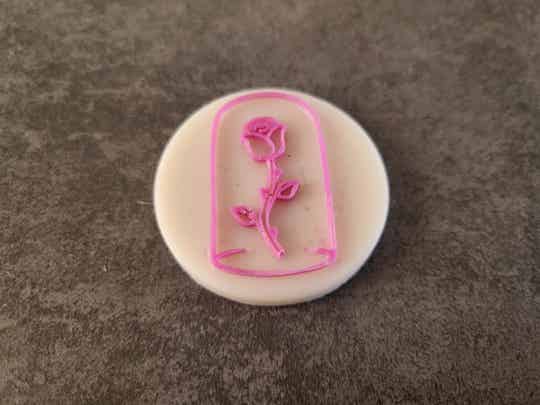 Moule rose éternelle