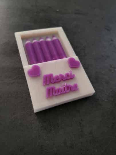 Moule tablette maitre boite a crayon