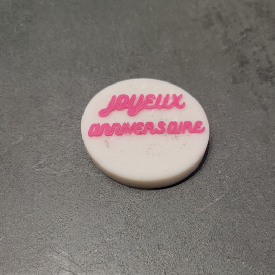 Moule joyeux anniversaire simple