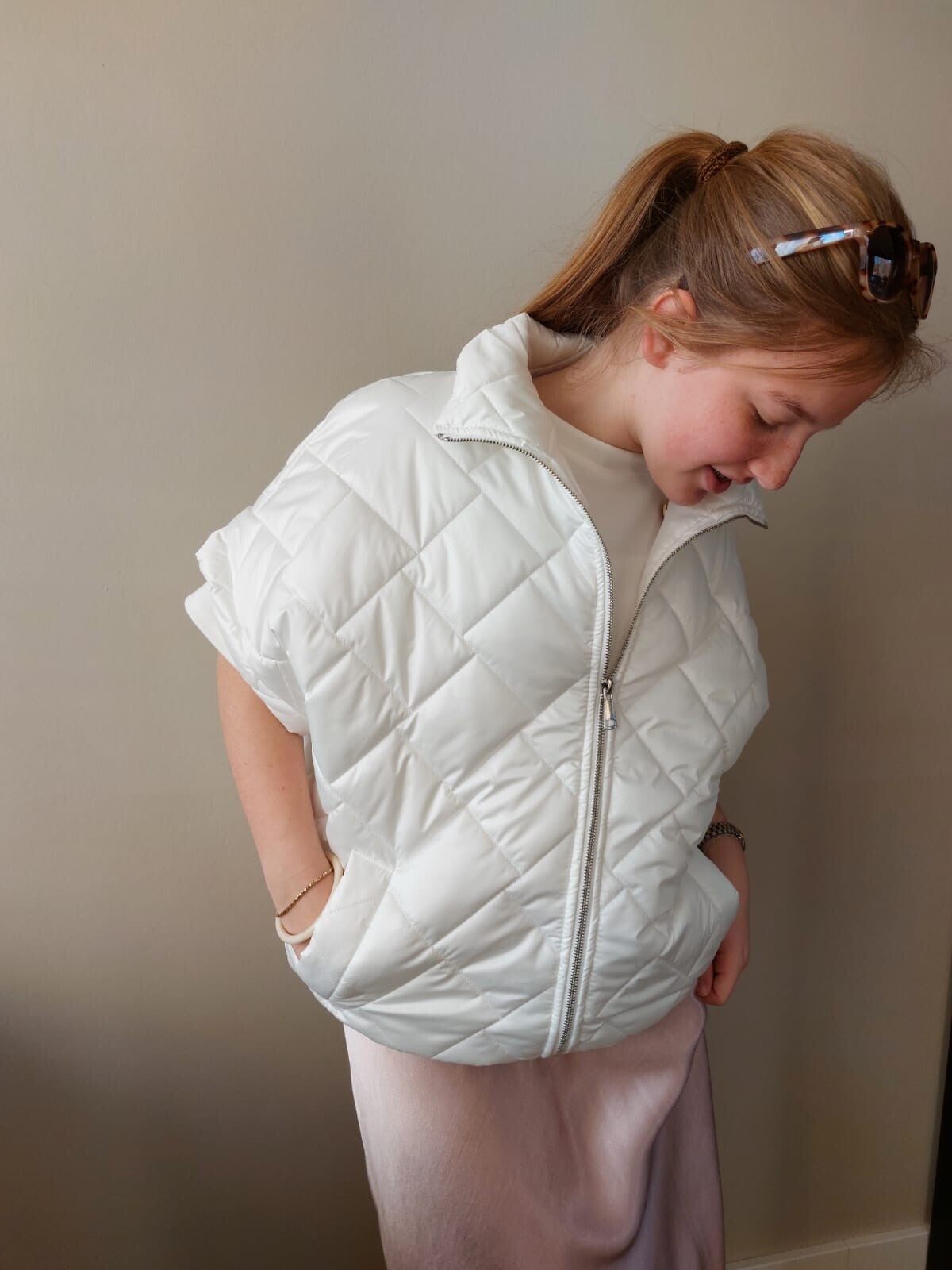 Bodywarmer Wauw -  Wit