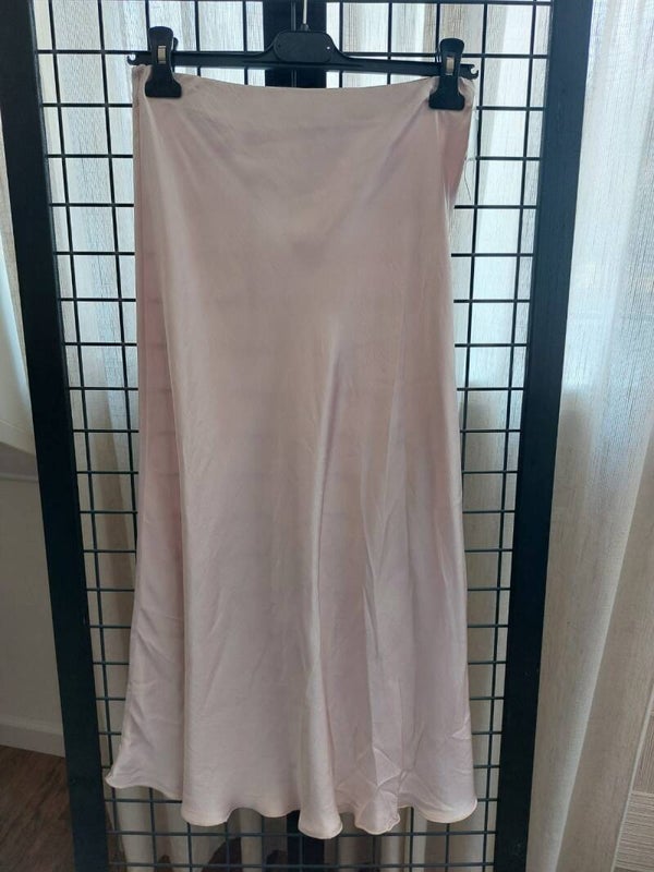 Satijnen Rok Anna - Licht Roze