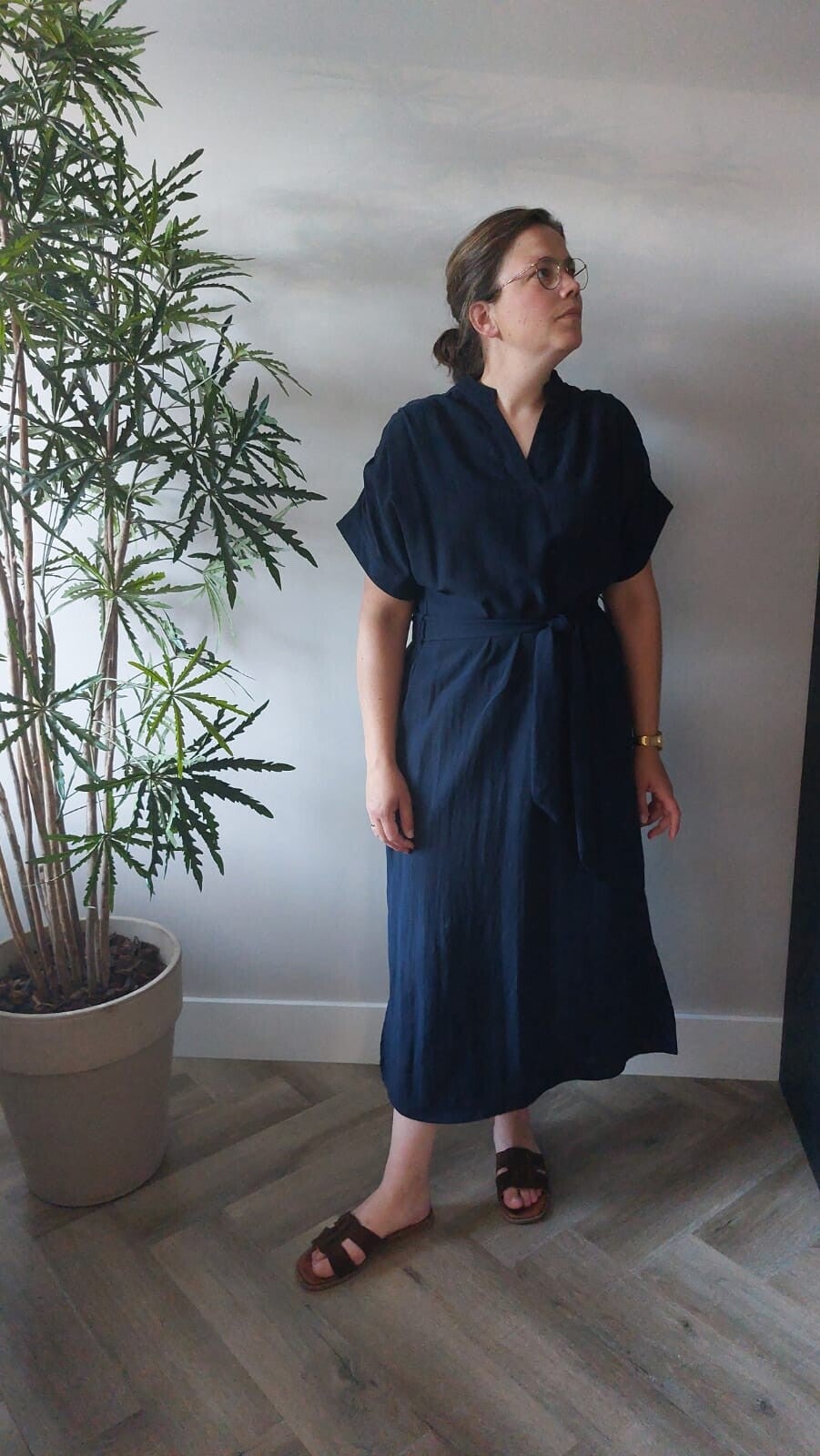 Jurk Maria - Donker Blauw