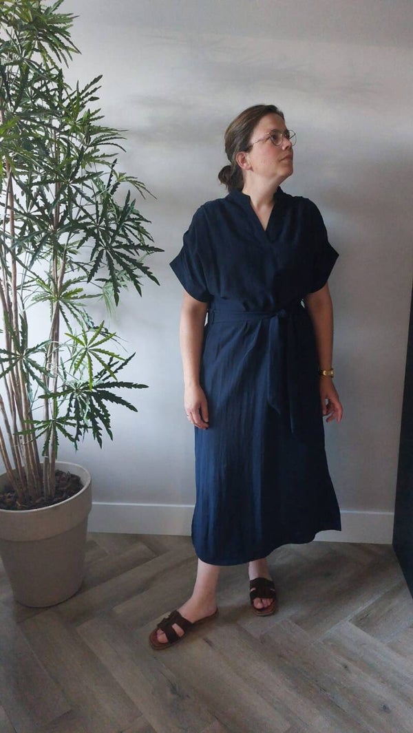 Jurk Maria - Donker Blauw