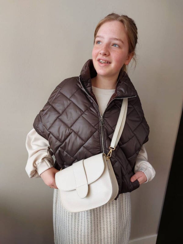 Bodywarmer Wauw -  Donker Bruin