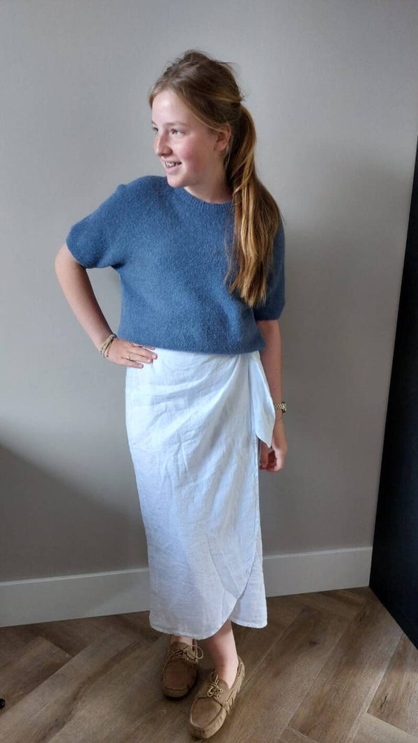 Linnen Rok Lily - Wit