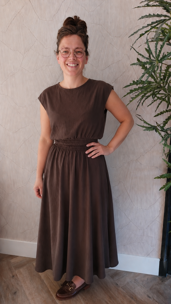 Set rok en top Marah - Donker Bruin