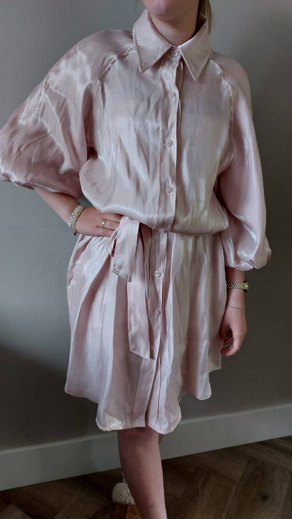 Jurk Veerle -  Licht Roze