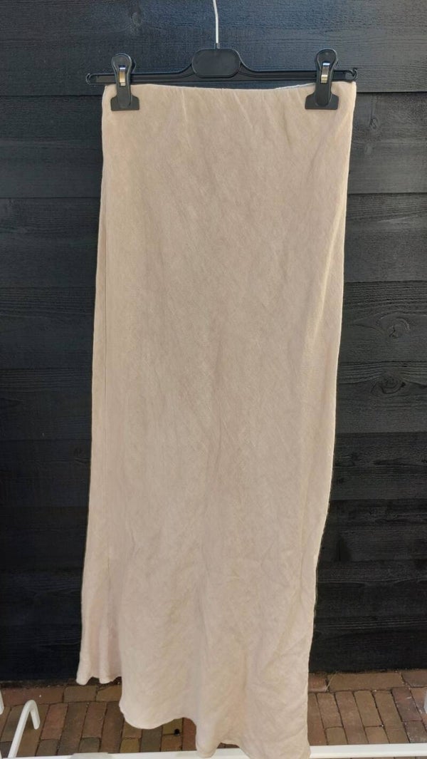 Linnen Rok Theresa - Beige