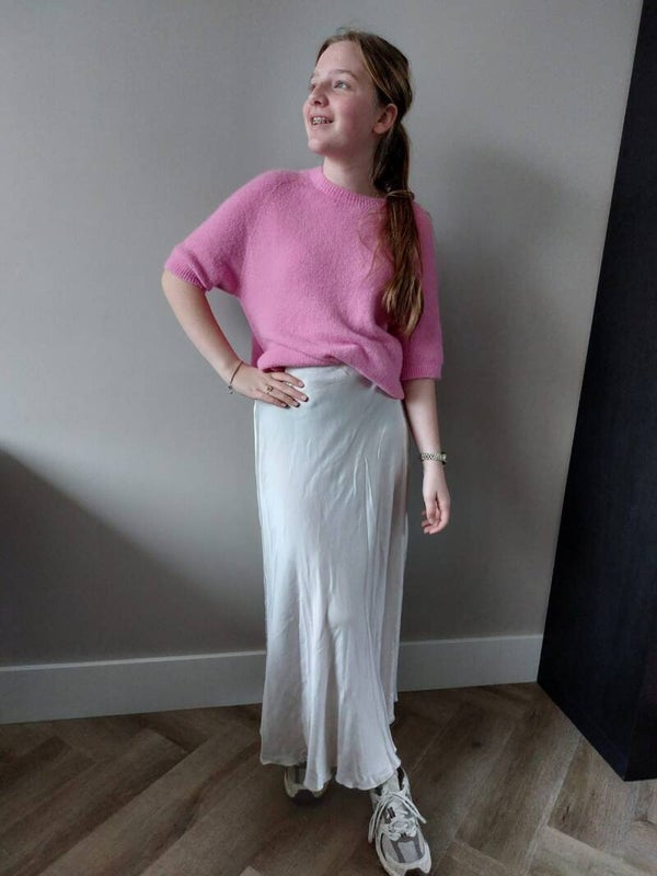 Truitje korte mouw Feline - Roze