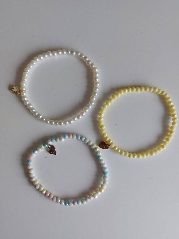 Armbandset 3 stuks Geel