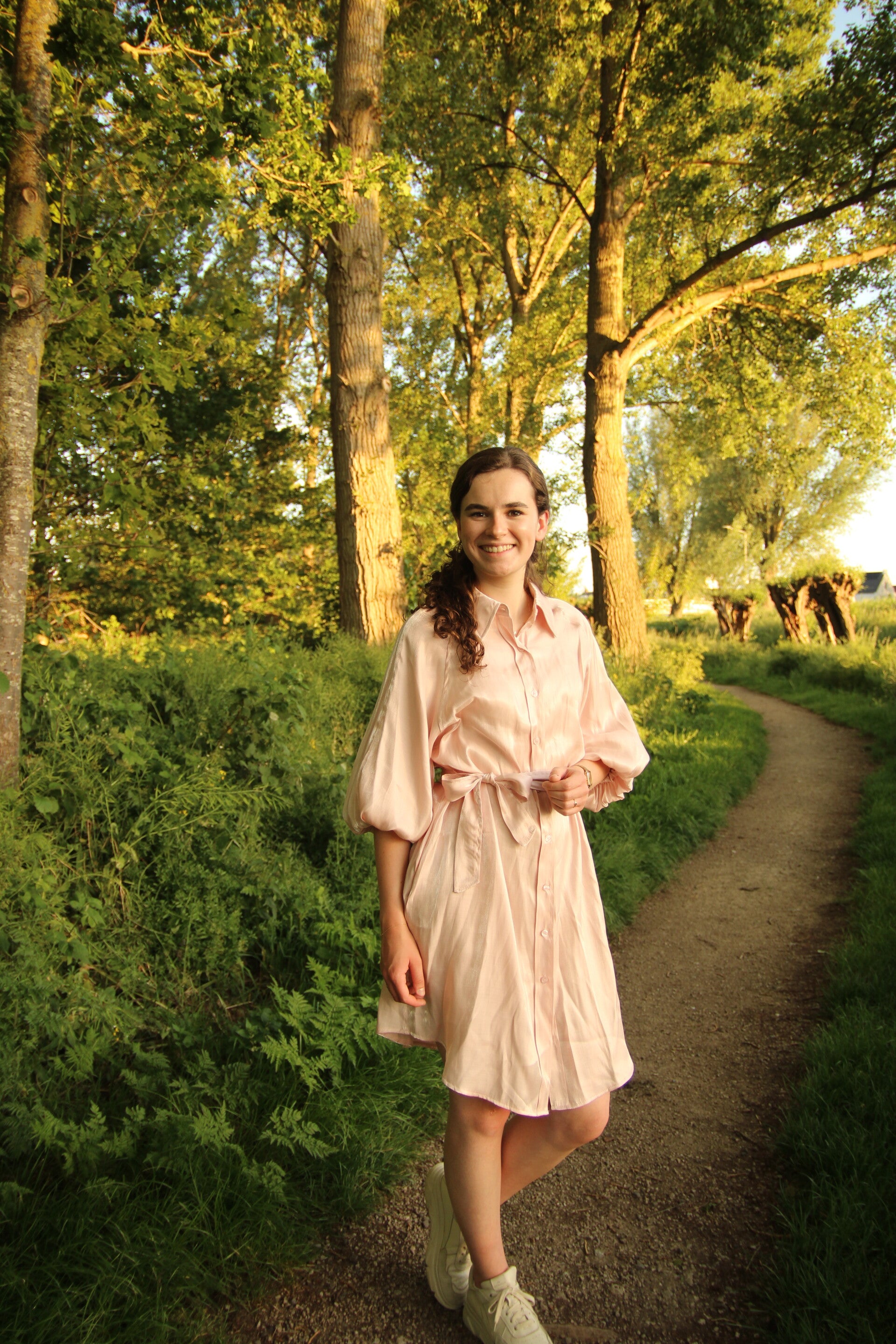 Jurk Veerle -  Licht Roze