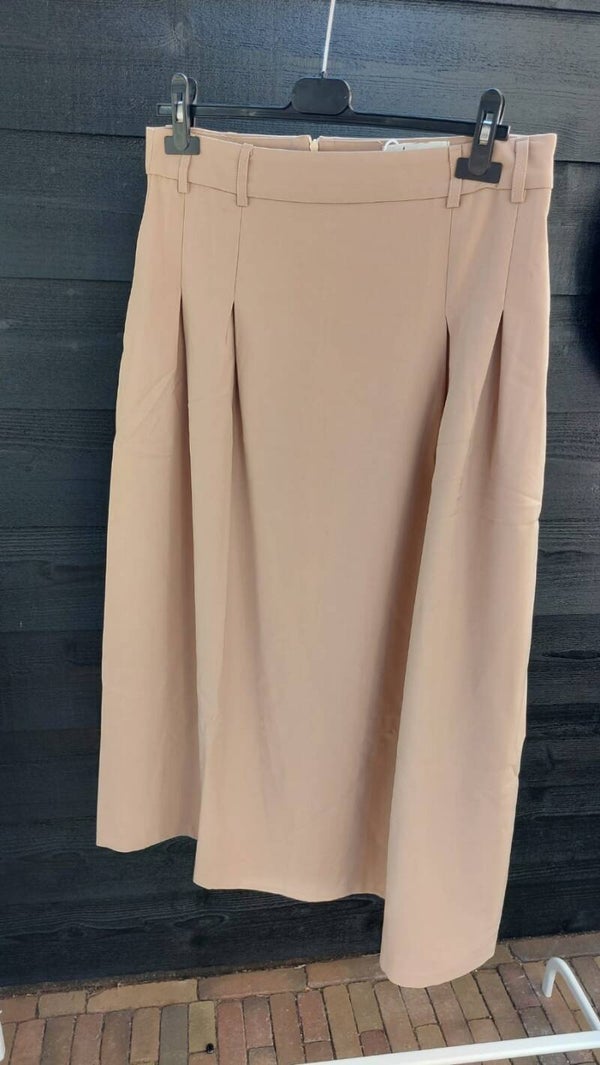 Rok plooi Suze - Beige