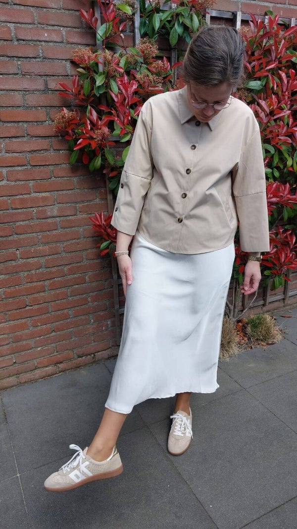 Blouse / jasje Leah - Zand