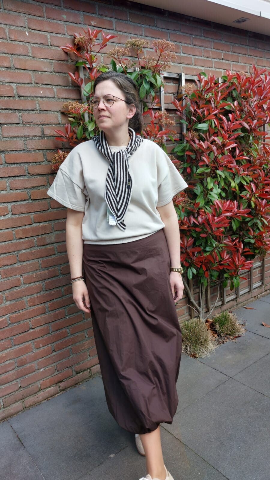 T-shirt Nina - Creme