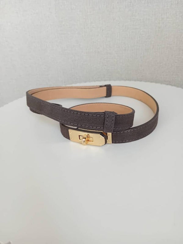 Riem - Bruin suede