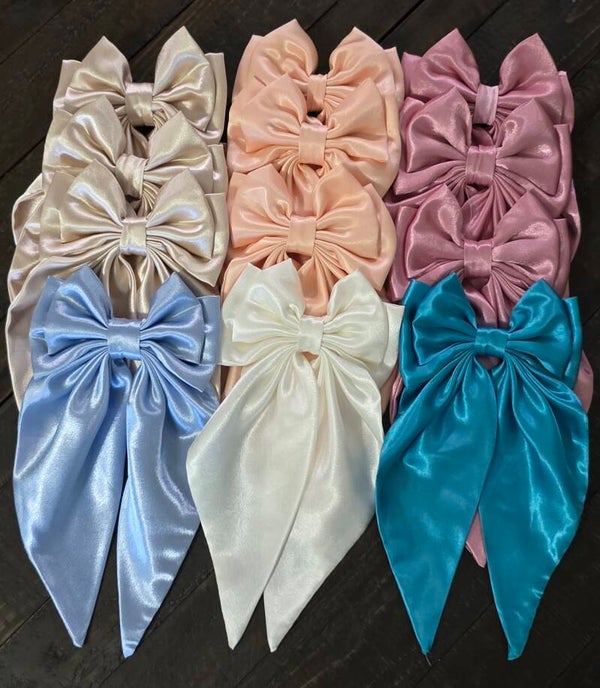 Easter season plain coquette hairbows