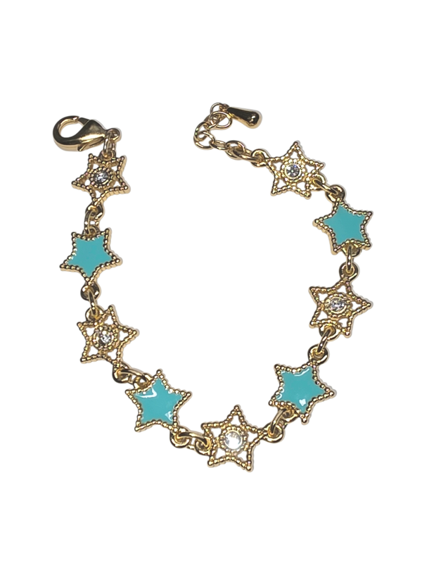 Turquoise Star Gold bracelet