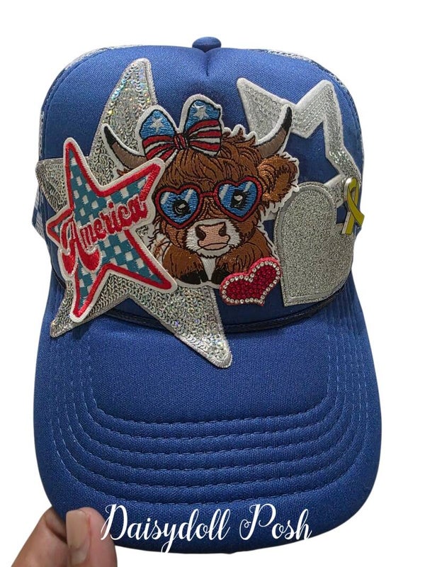 America, Cow Trucker Hat