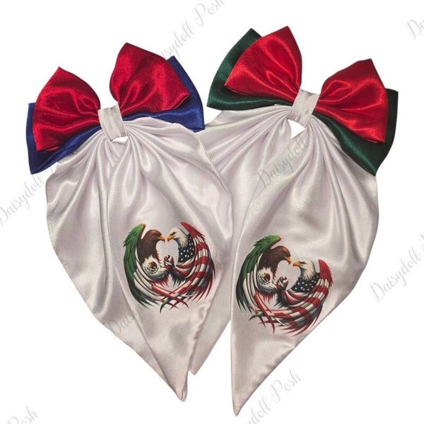 Mexico America hair bow