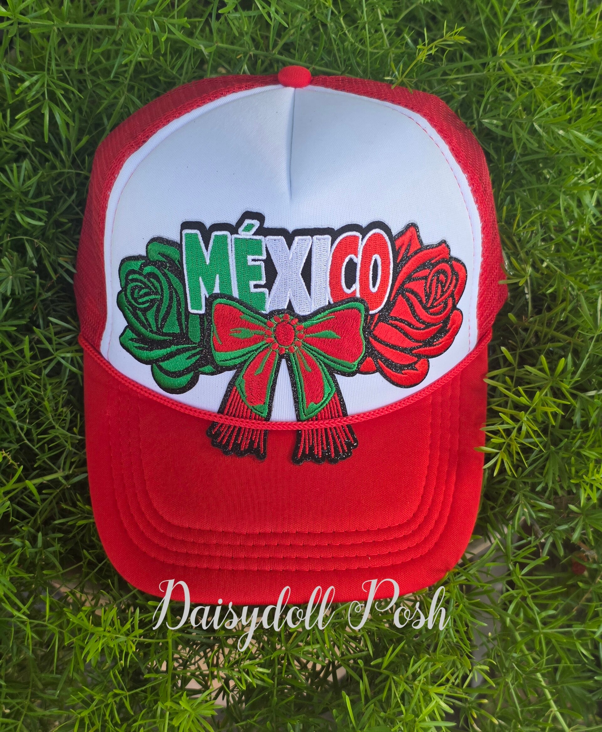 México Trucker Hat - Bow & Roses Trucker Hat