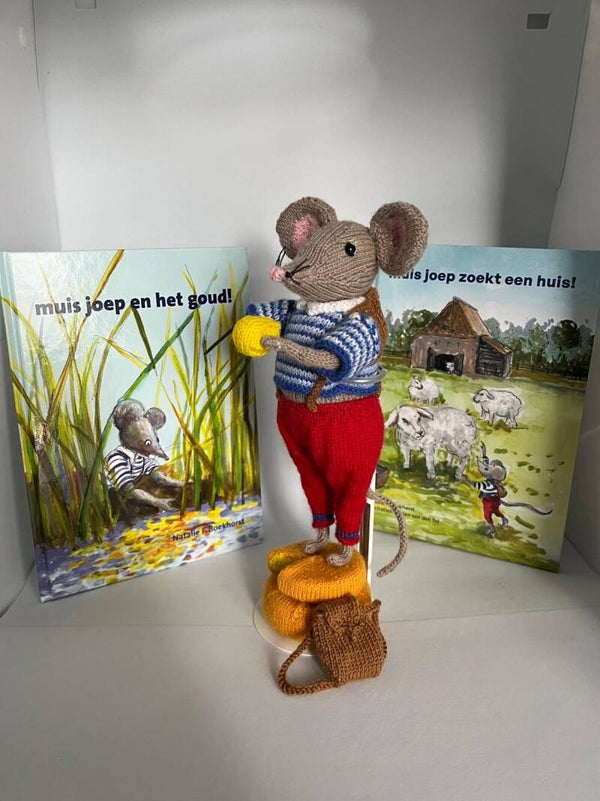 Breipatroon Muis Joep knuffel