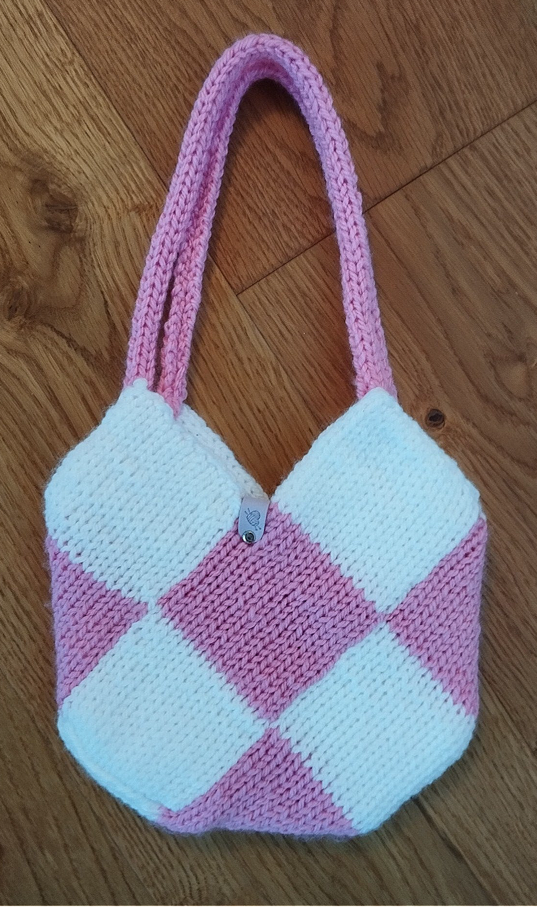 Borsa Bianca/Rosa