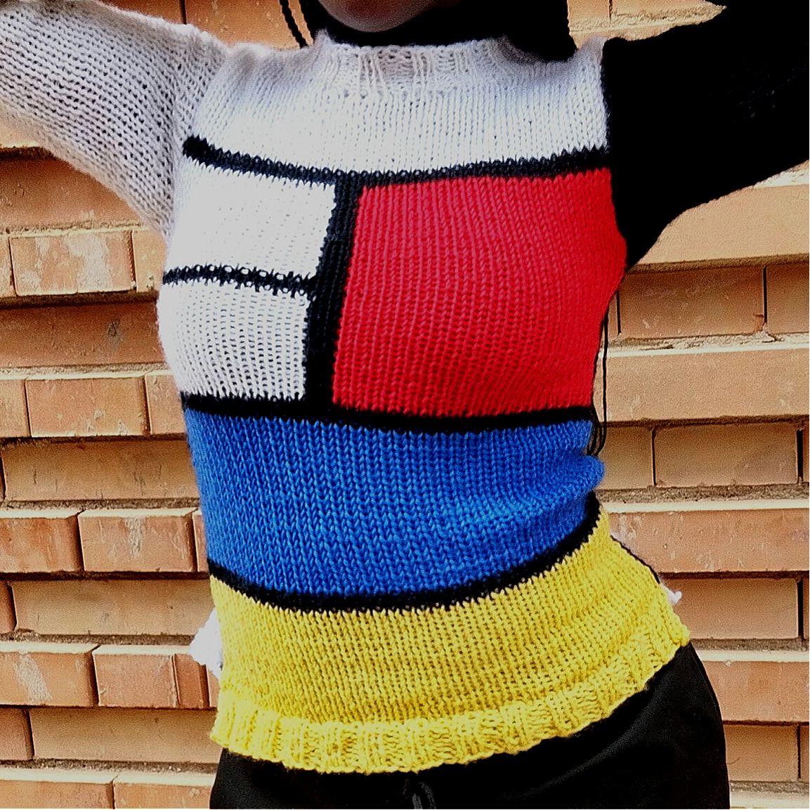 Maglione Mondrian style Donna