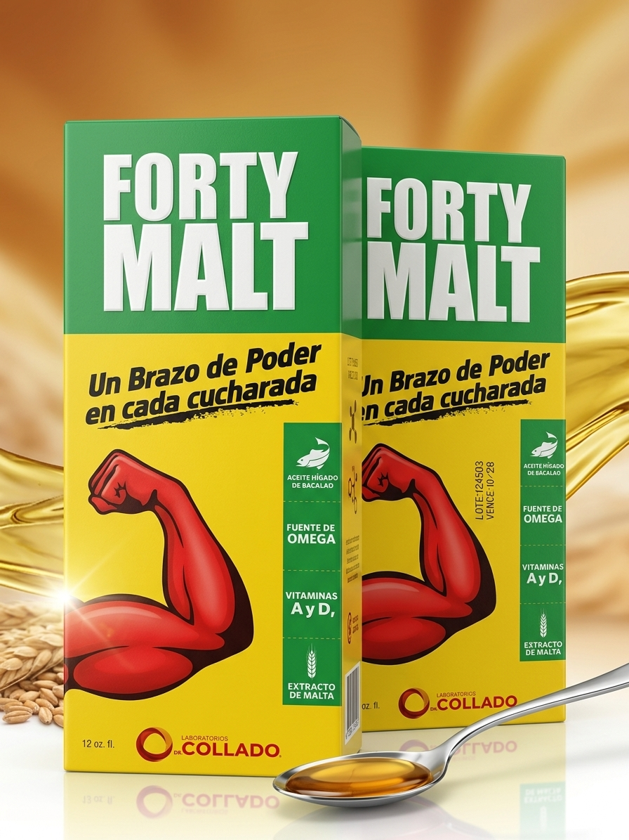 💥 FORTY MALT: ¡Un Brazo de Poder en Cada Cucharada! 💥